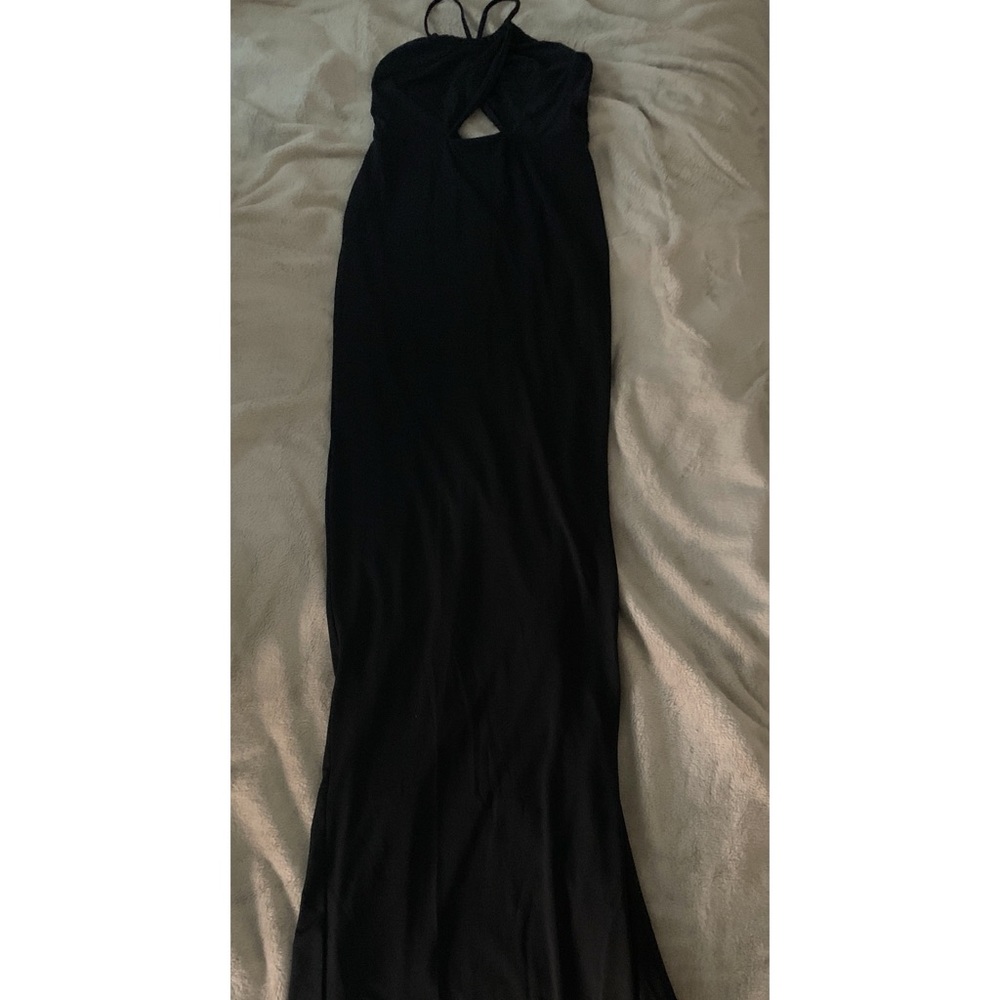 Black Formal Prom Wedding Dress - Picture 7 of 8